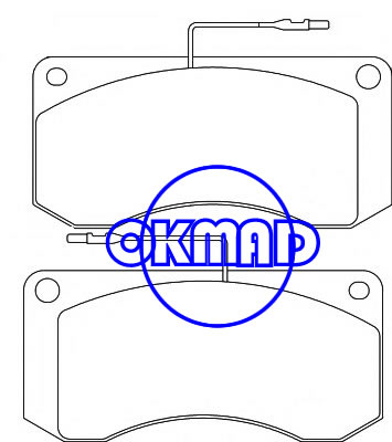 Renault Trucks Midliner Brake Pad OEM: 5000297808 FDB1046 GDB5051 WVA: 29013 29014, FW29013